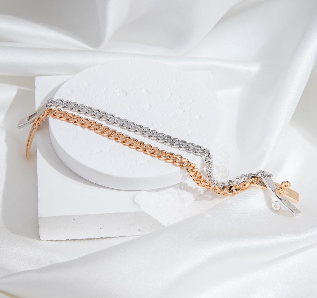 Mystic KELLY CHAIN SILBER DIAMANTENARMBAND