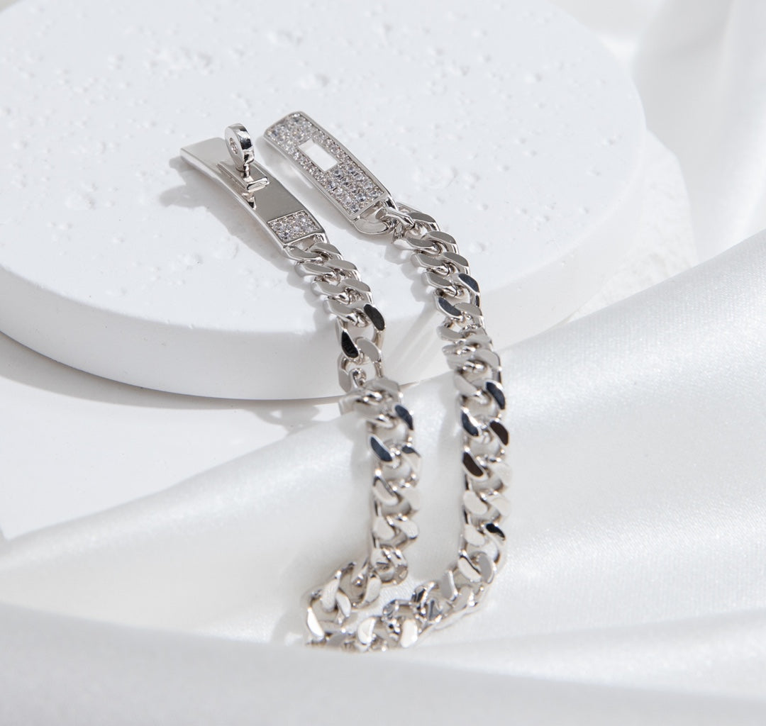 Mystic KELLY CHAIN SILBER DIAMANTENARMBAND