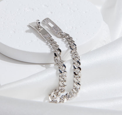 Mystic KELLY CHAIN SILBER DIAMANTENARMBAND
