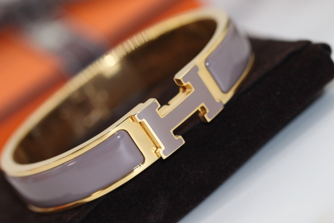Mysitc H BRACELET 12MM BROWN