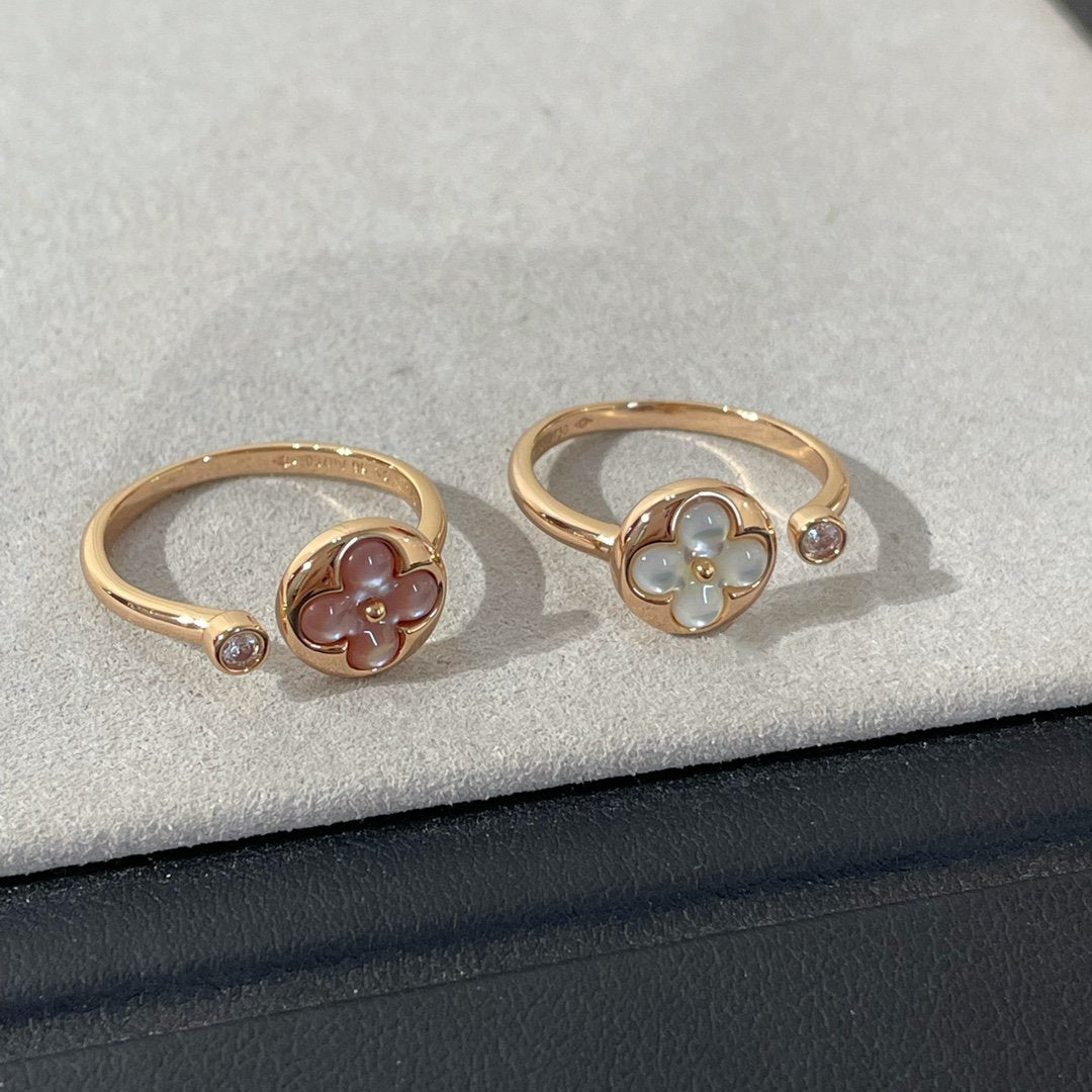 Mystic SUN 1 DIAMOND ROSA PERLMUTT RING