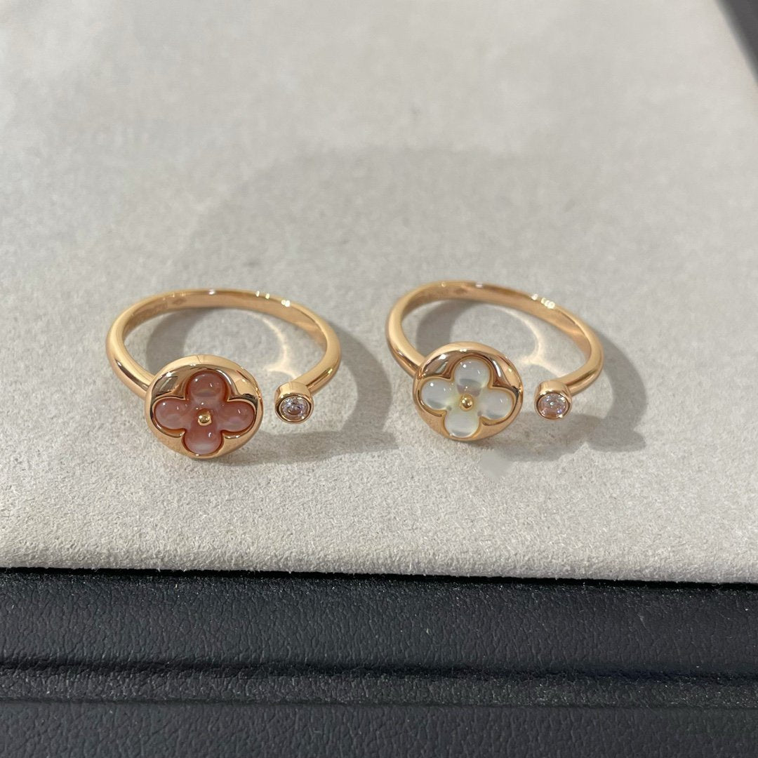 Mystic SUN 1 DIAMOND ROSA PERLMUTT RING