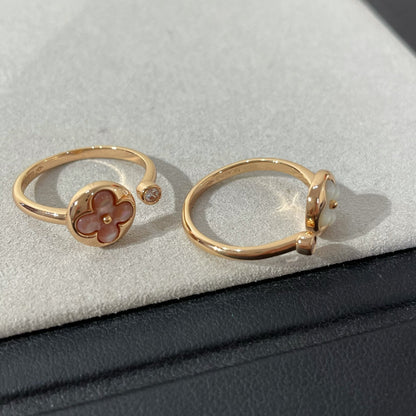 Mystic SUN 1 DIAMOND ROSA PERLMUTT RING