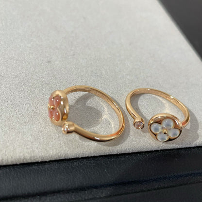 Mystic SUN 1 DIAMOND ROSA PERLMUTT RING