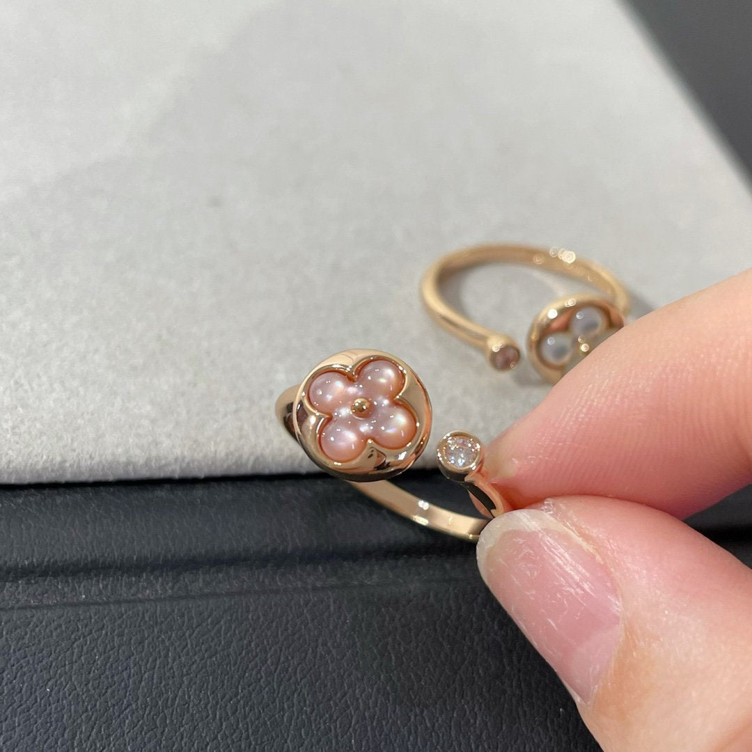 Mystic SUN 1 DIAMOND ROSA PERLMUTT RING