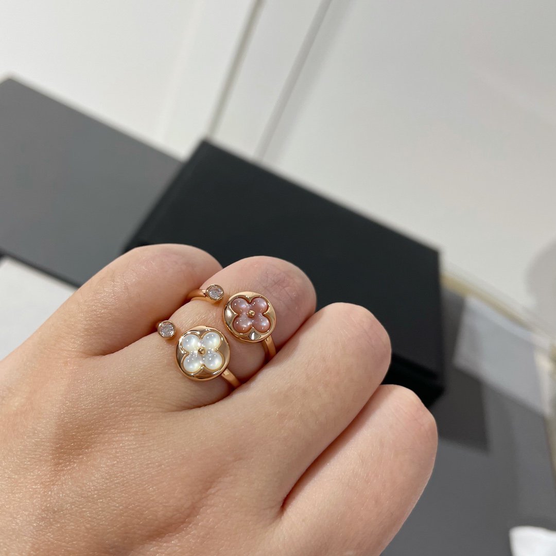 Mystic SUN 1 DIAMOND ROSA PERLMUTT RING