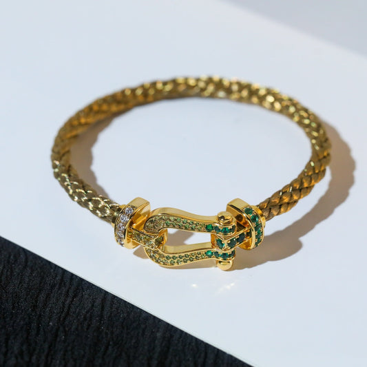 Mysitc FORCE 10 GOLD GREEN DIAMOND PAVED
