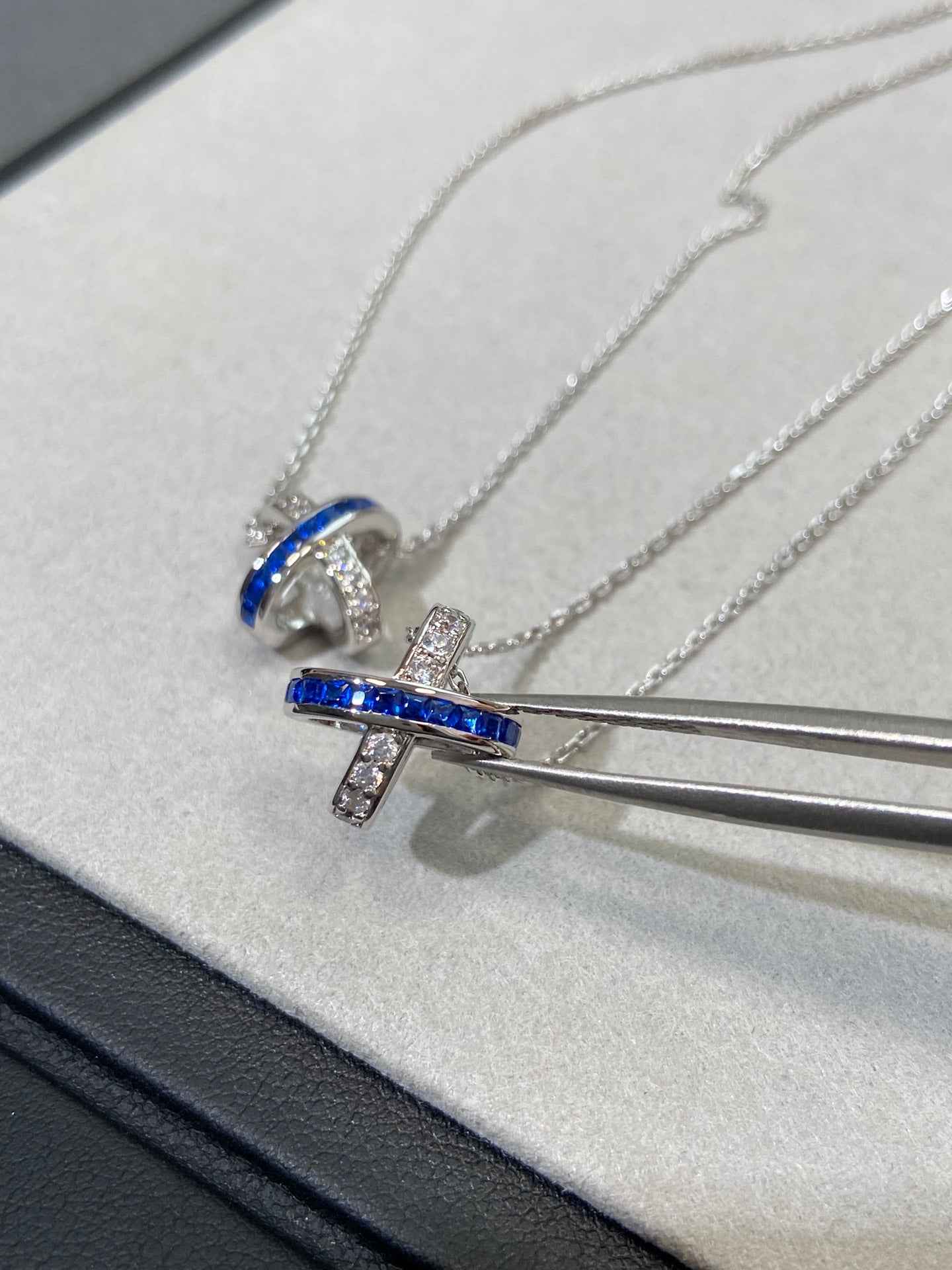 Mysitc LIENS DIAMOND SILVER NECKLACE