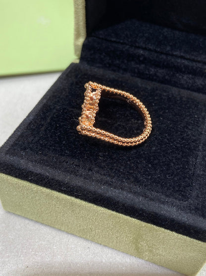 Mysitc CLOVER RIVERSIBLE ROSE GOLD RING