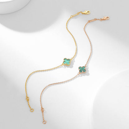 Mysitc CLOVER BRACELET MALACHITE 1 MOTIF