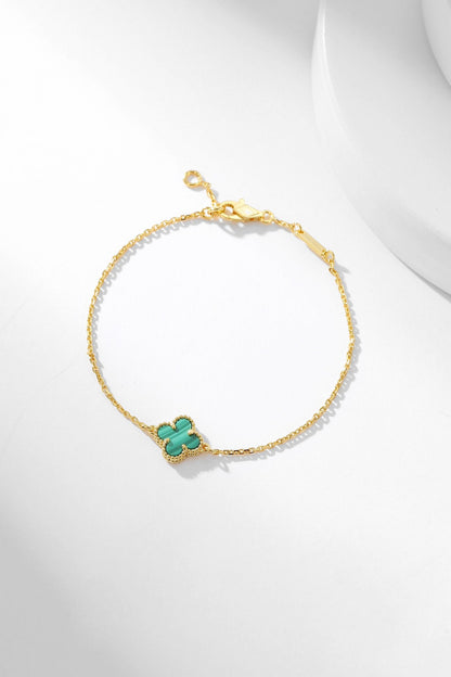 Mysitc CLOVER BRACELET MALACHITE 1 MOTIF