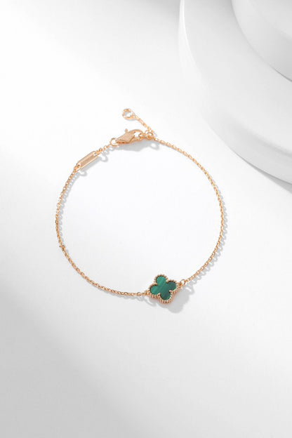 Mysitc CLOVER BRACELET MALACHITE 1 MOTIF