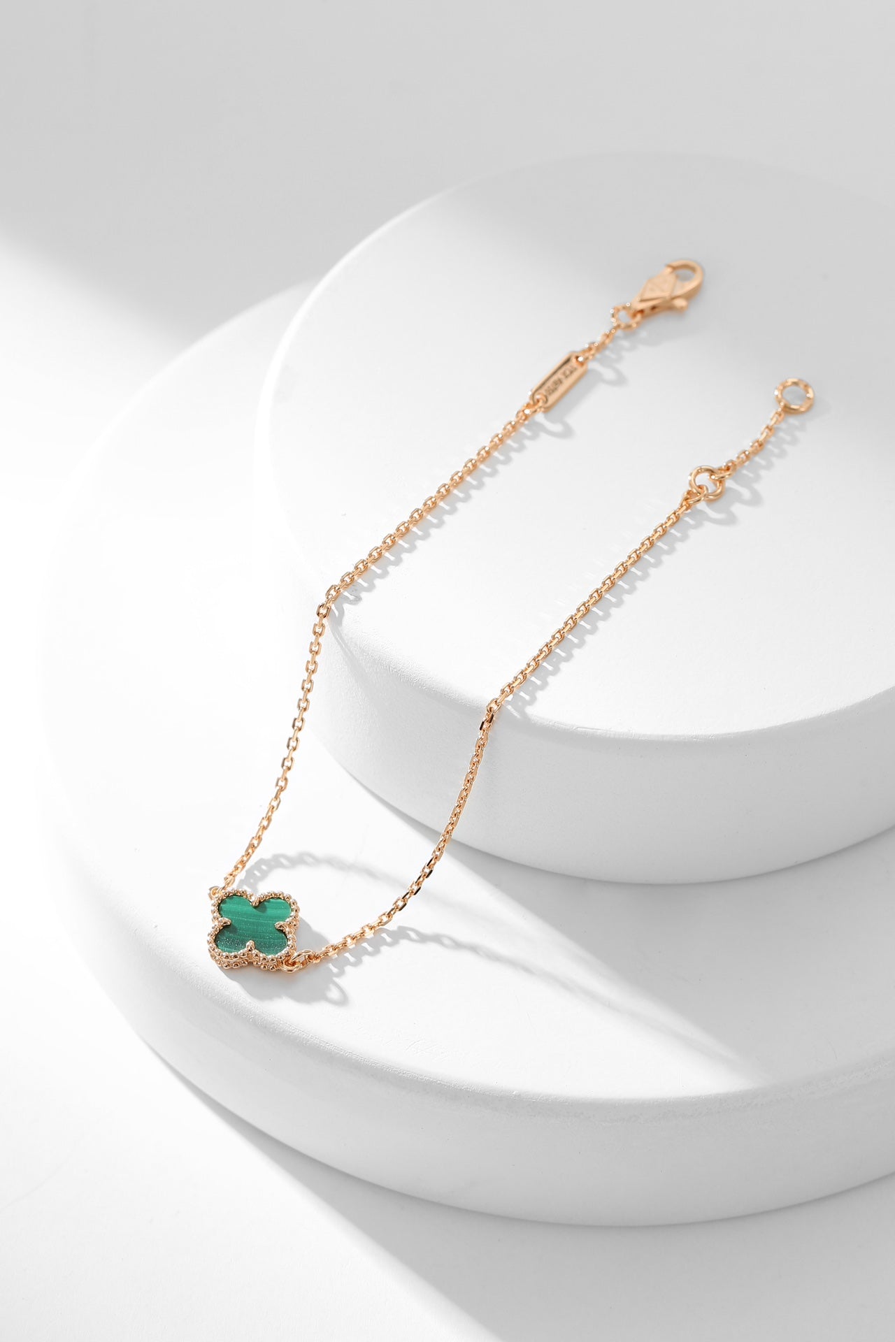 Mysitc CLOVER BRACELET MALACHITE 1 MOTIF