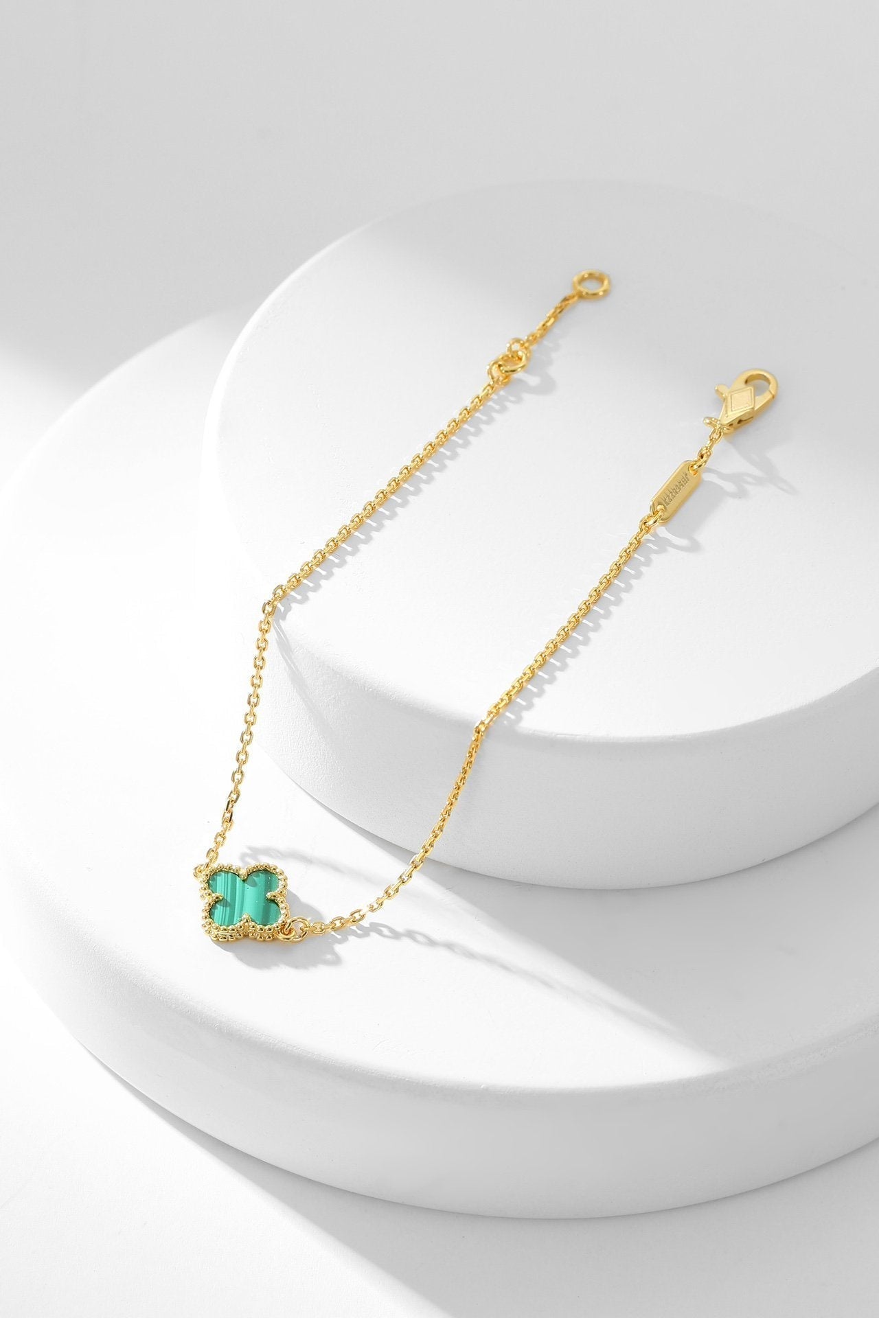 Mysitc CLOVER BRACELET MALACHITE 1 MOTIF