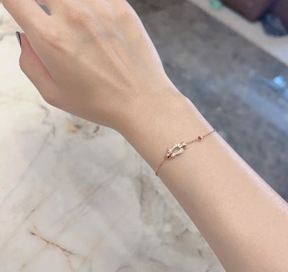 Mystic FORCE 10 DIAMANT GLIEDERKETTE ROSÉGOLD-ARMBAND