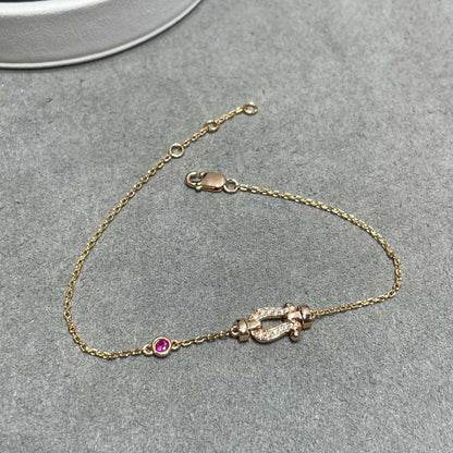Mystic FORCE 10 DIAMANT GLIEDERKETTE ROSÉGOLD-ARMBAND
