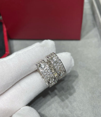 Mysitc LOVE 5.5MM DIAMOND PAVED EARRINGS