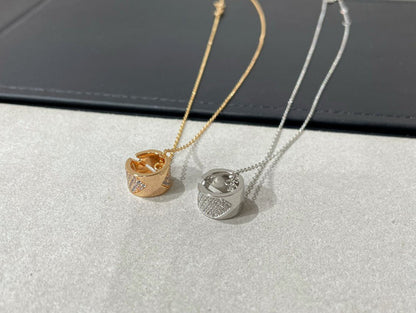 Mysitc LIENS EVIDENCE DIAMOND PAVED NECKLACE