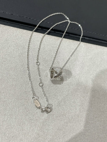 Mysitc LIENS EVIDENCE DIAMOND PAVED NECKLACE