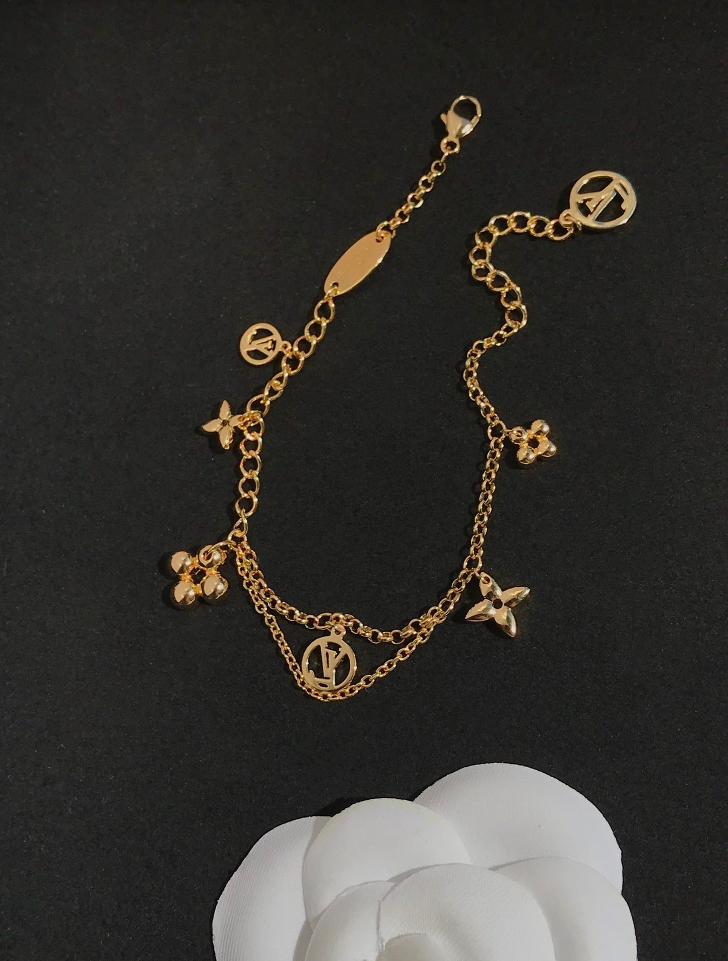 Mysitc BLOOMING PINK GOLD MOP BRACELET