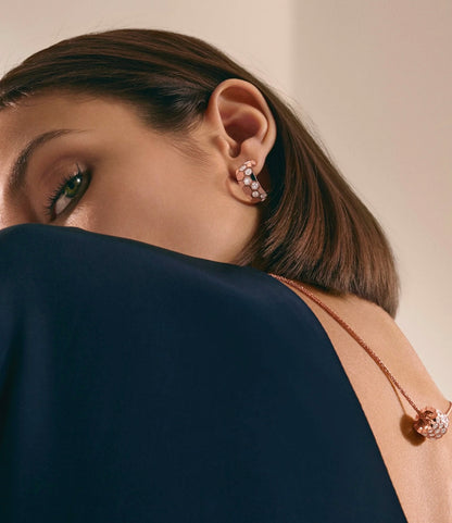 Mysitc BEE LOVE DIAMOND HOOP EARRINGS