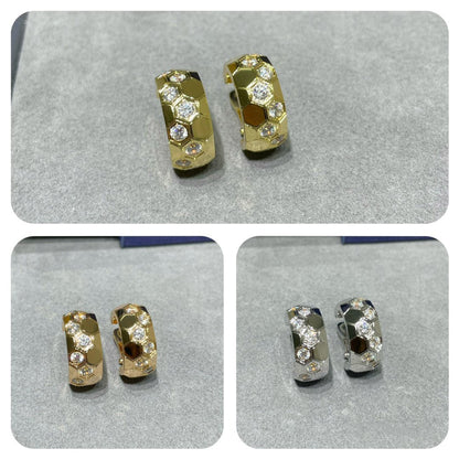 Mysitc BEE LOVE DIAMOND HOOP EARRINGS