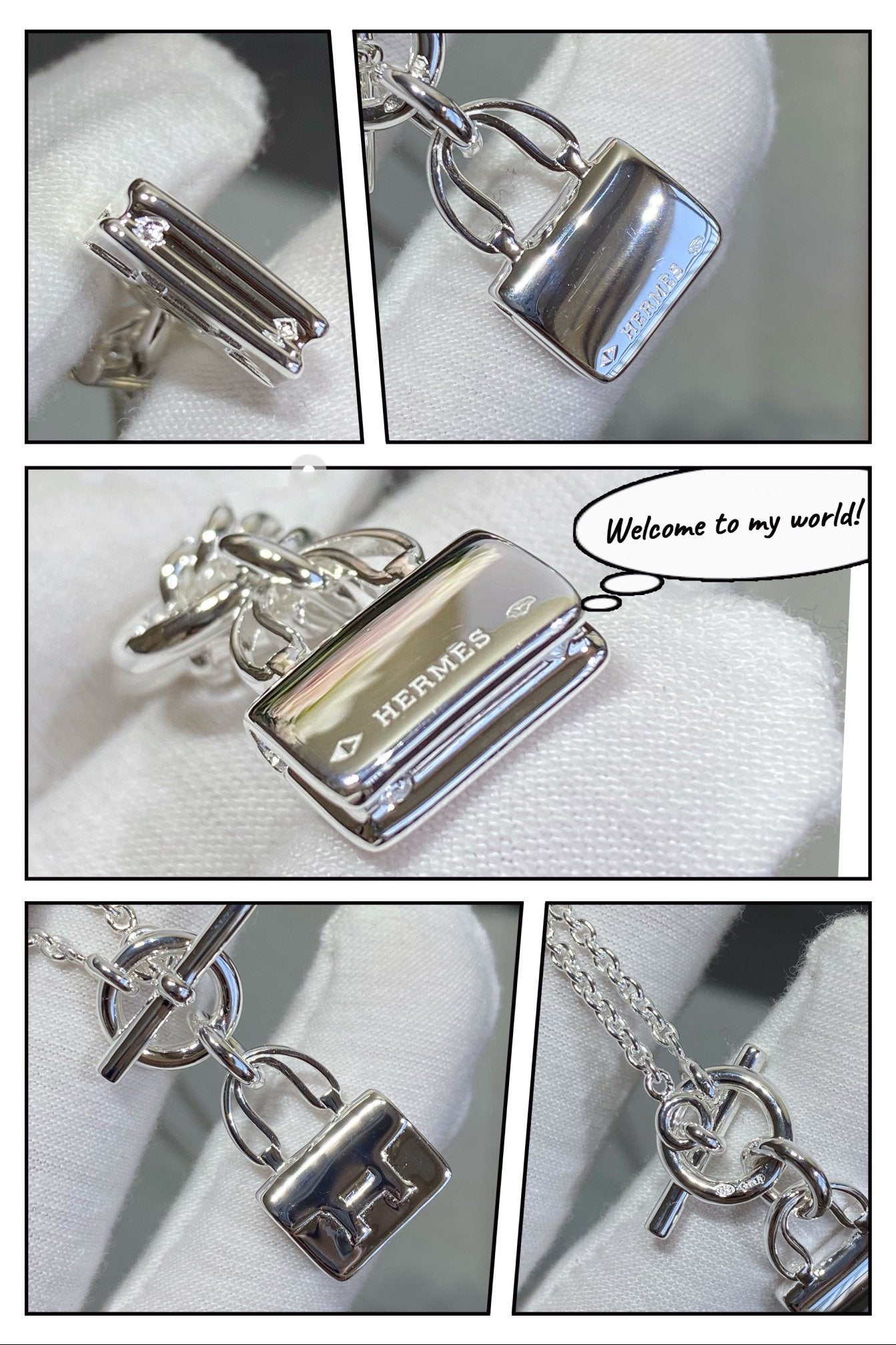 Mysitc CONSTANCE PEDANT SILVER NECKLACE