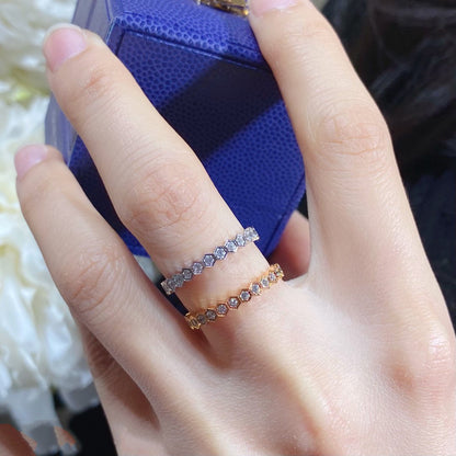 Mysitc BEE LOVE DIAMOND PAVED SMALL RING