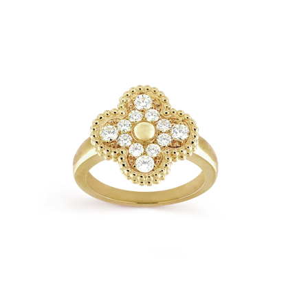 Mysitc CLOVER DIAMOND RING