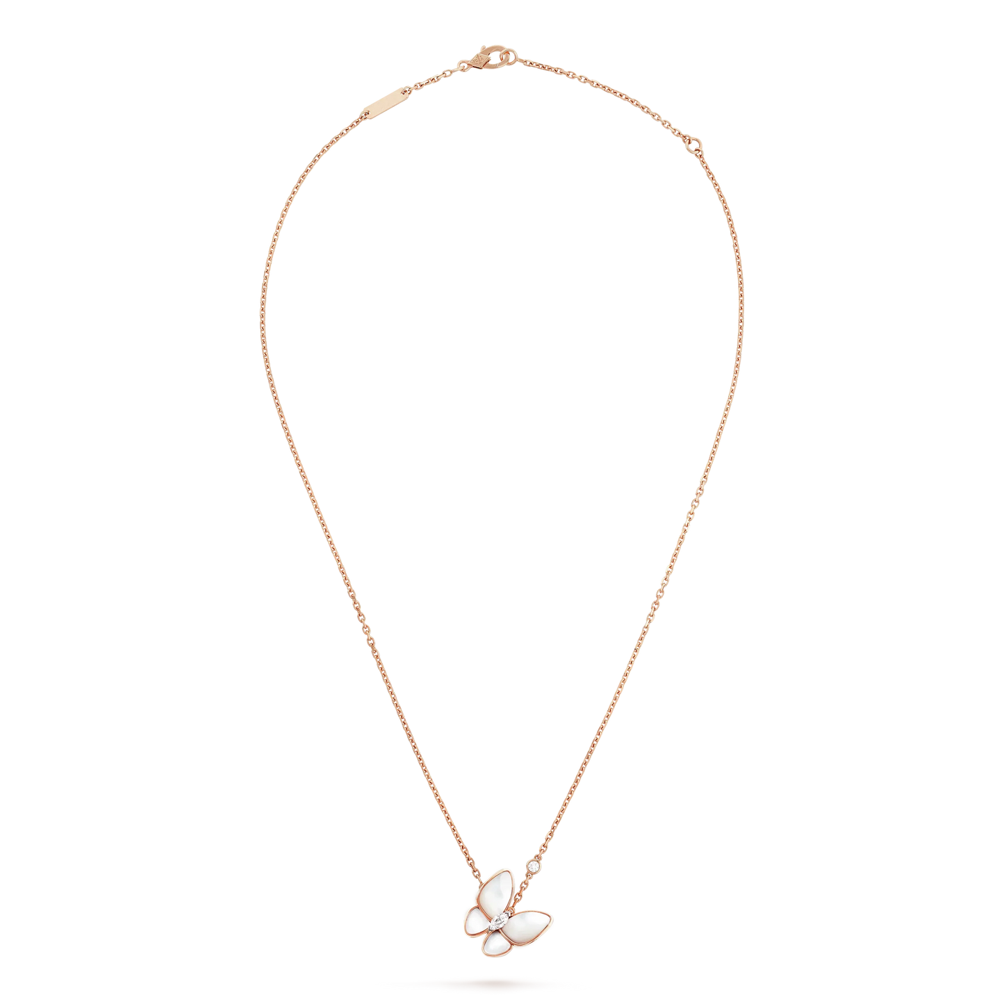 Mysitc BUTTERFLY MOP DIAMOND NECKLACE