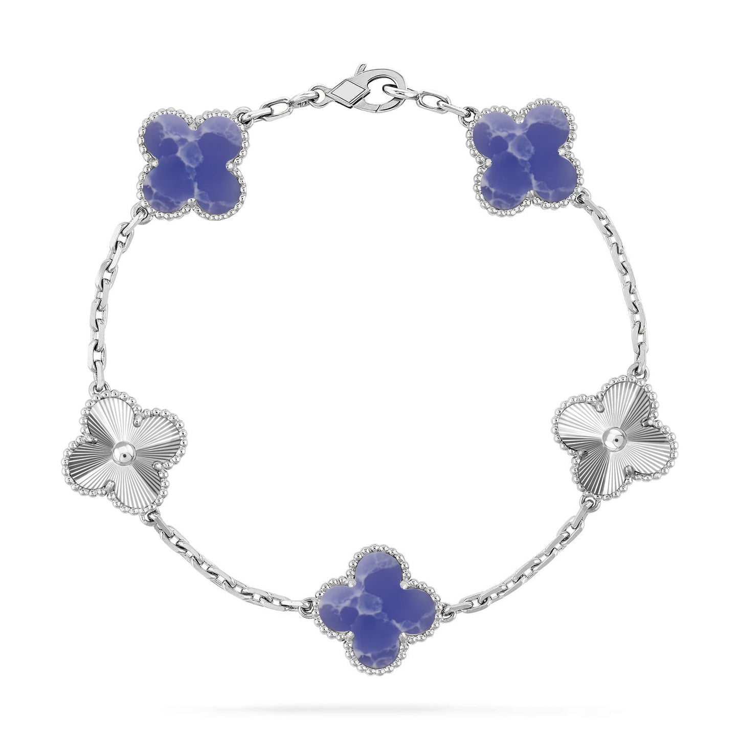 [Mysitc ]New CLOVER 5 MOTIF BLUE VEINS BRACELET COLLECTION