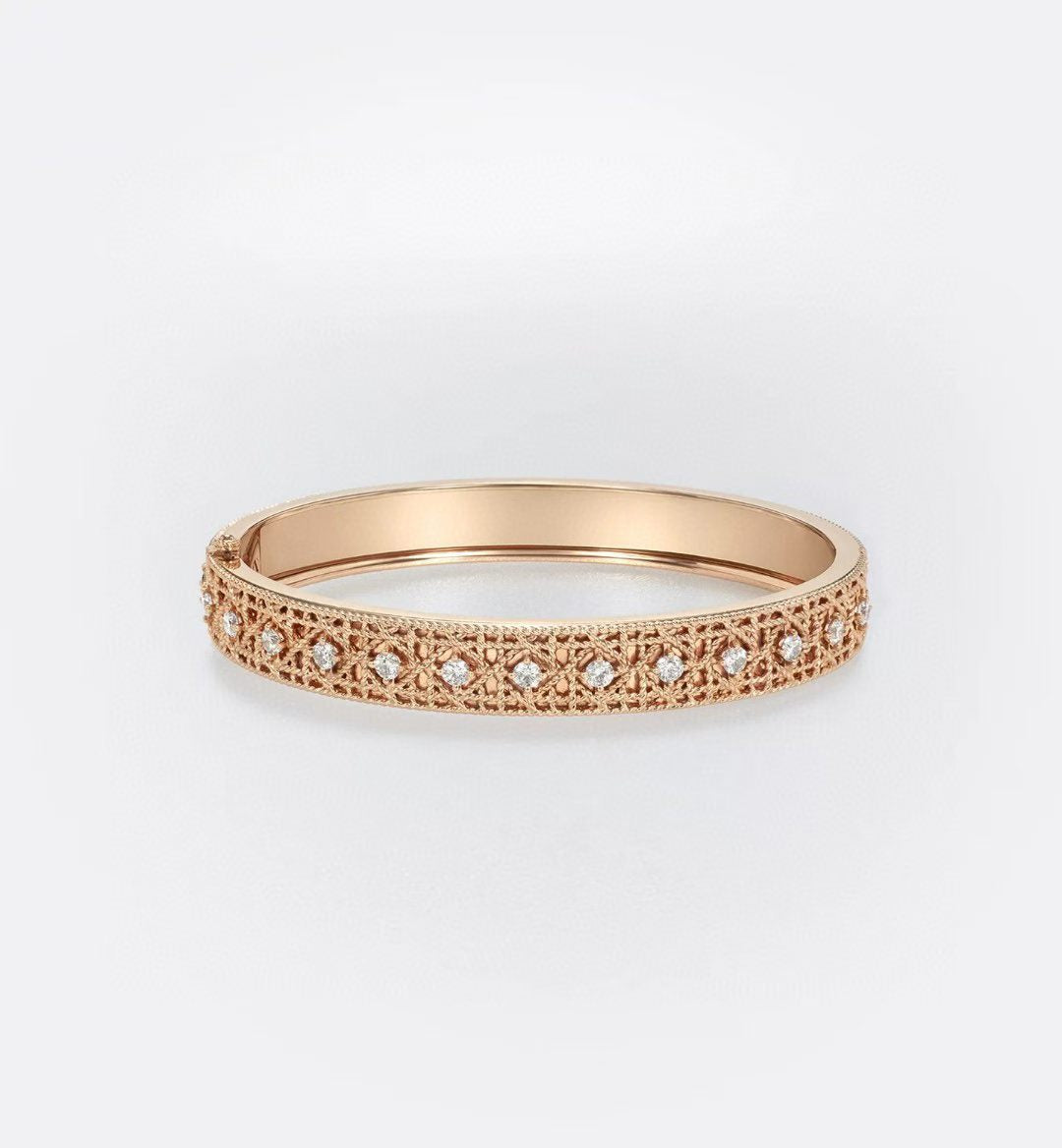 [Mysitc ] 2026 WOVEN-PATTERN BRACELET SET WITH FULL DIAMOND INLAY THREE-COLORS
