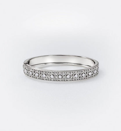 [Mysitc ] 2026 WOVEN-PATTERN BRACELET SET WITH FULL DIAMOND INLAY THREE-COLORS