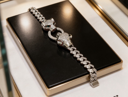 [Mysitc ] DOUBLE PANTHER BRACELET