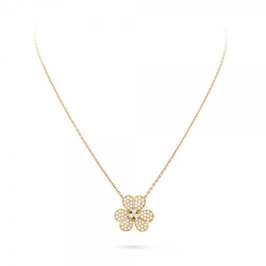 Mysitc FLOWER DIAMOND NECKLACE