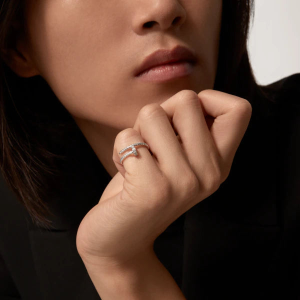 Mysitc JUSTE RING 1.8MM SILBER DIAMANTEN