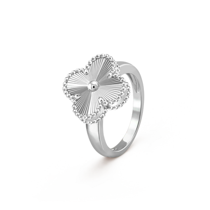 Mysitc CLOVER SILVER RING