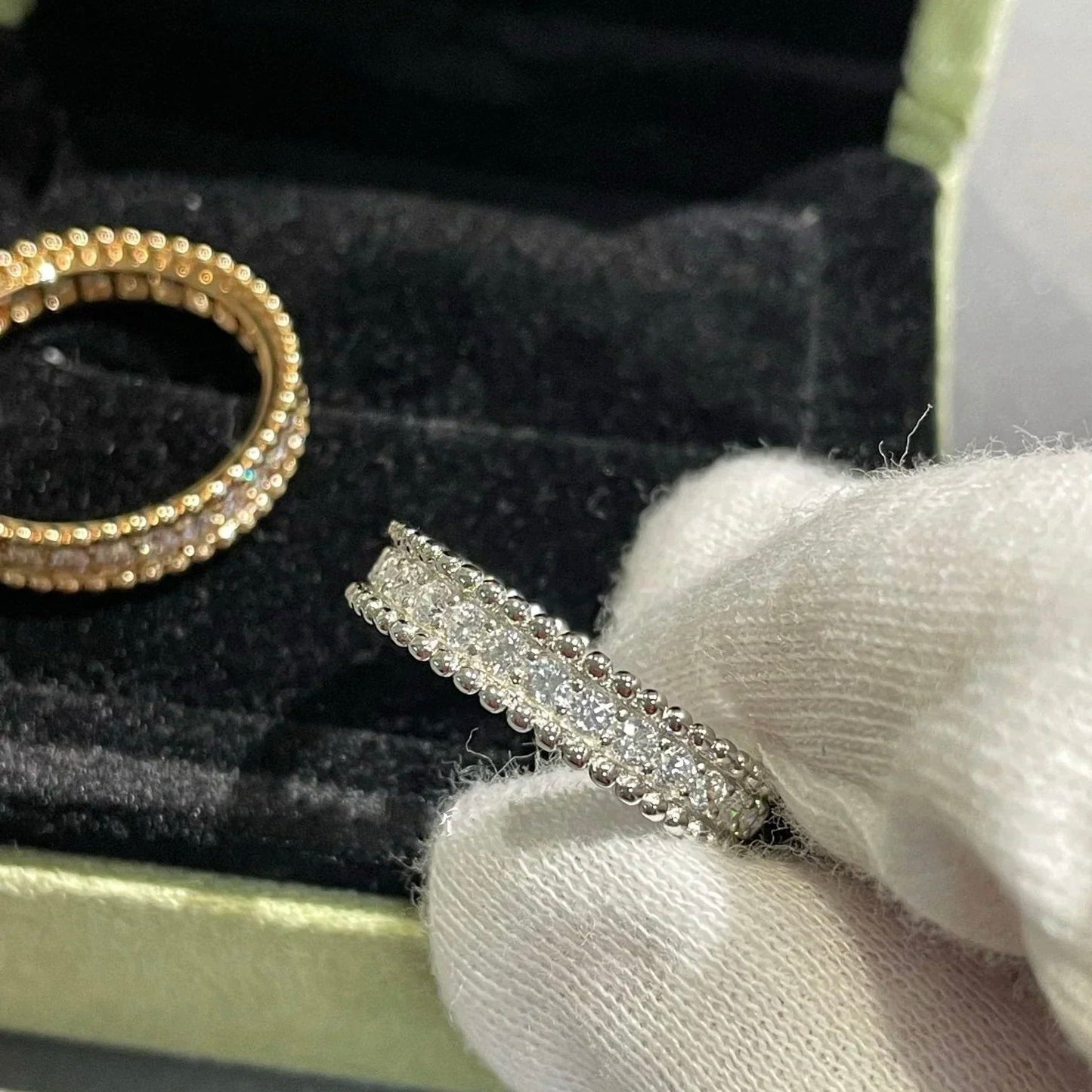 Mysitc PERLEE DIAMOND ROSÉGOLD RING