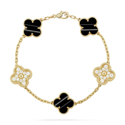 [Mysitc ]New  CLOVER 5 MOTIF PULSAR STONE BRACELET COLLECTION