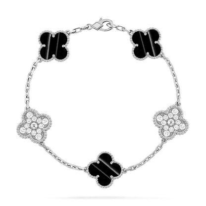 [Mysitc ]New  CLOVER 5 MOTIF PULSAR STONE BRACELET COLLECTION