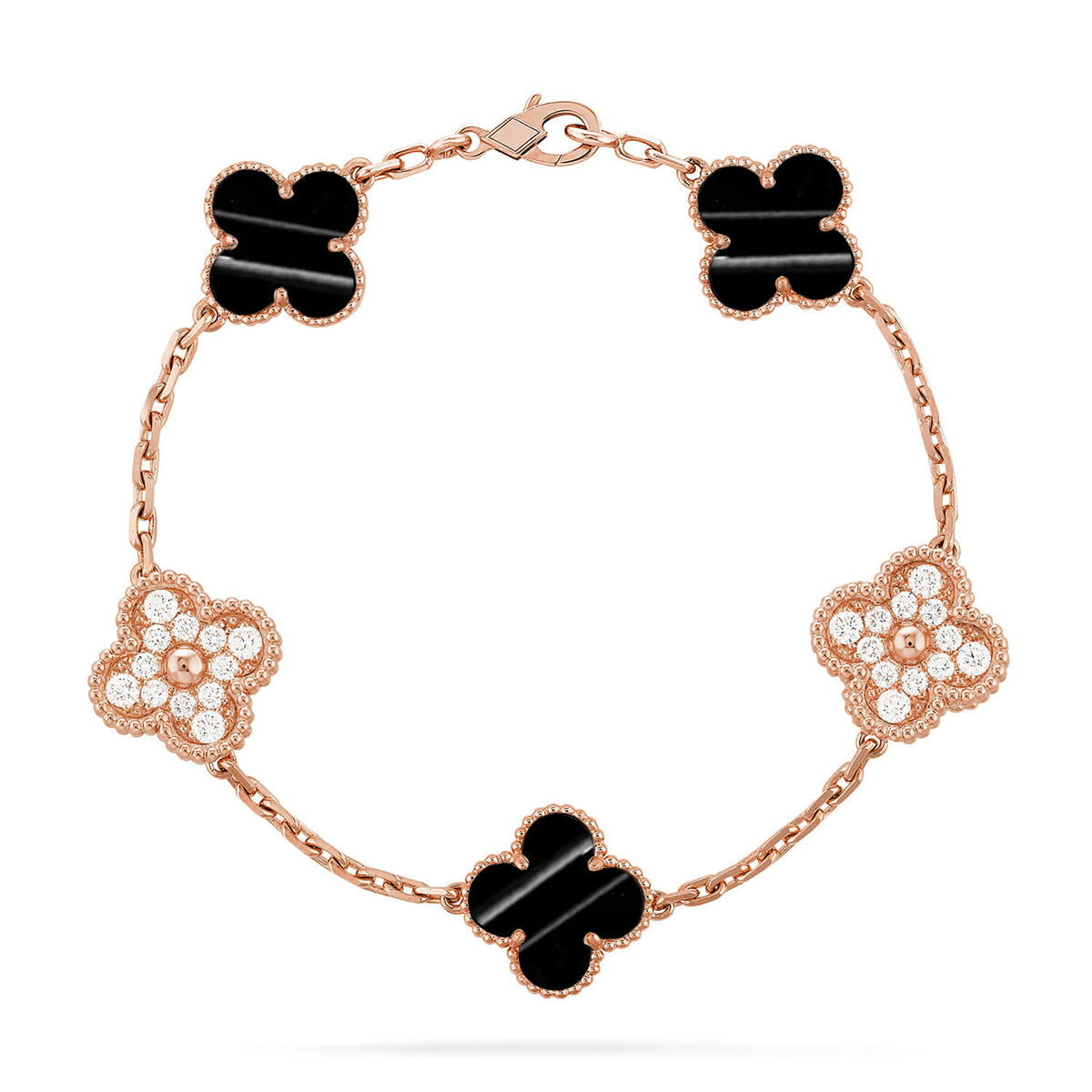 [Mysitc ]New  CLOVER 5 MOTIF PULSAR STONE BRACELET COLLECTION