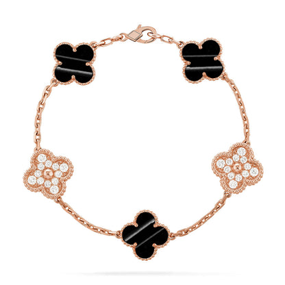 [Mysitc ]New  CLOVER 5 MOTIF PULSAR STONE BRACELET COLLECTION
