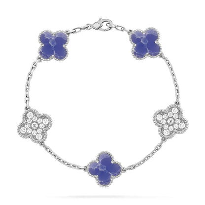 [Mysitc ]New CLOVER 5 MOTIF BLUE VEINS BRACELET COLLECTION