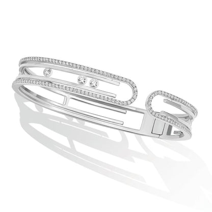 [Mystic ]MOVE 10TH GEPFLASTERTES DIAMANT-ARMBAND