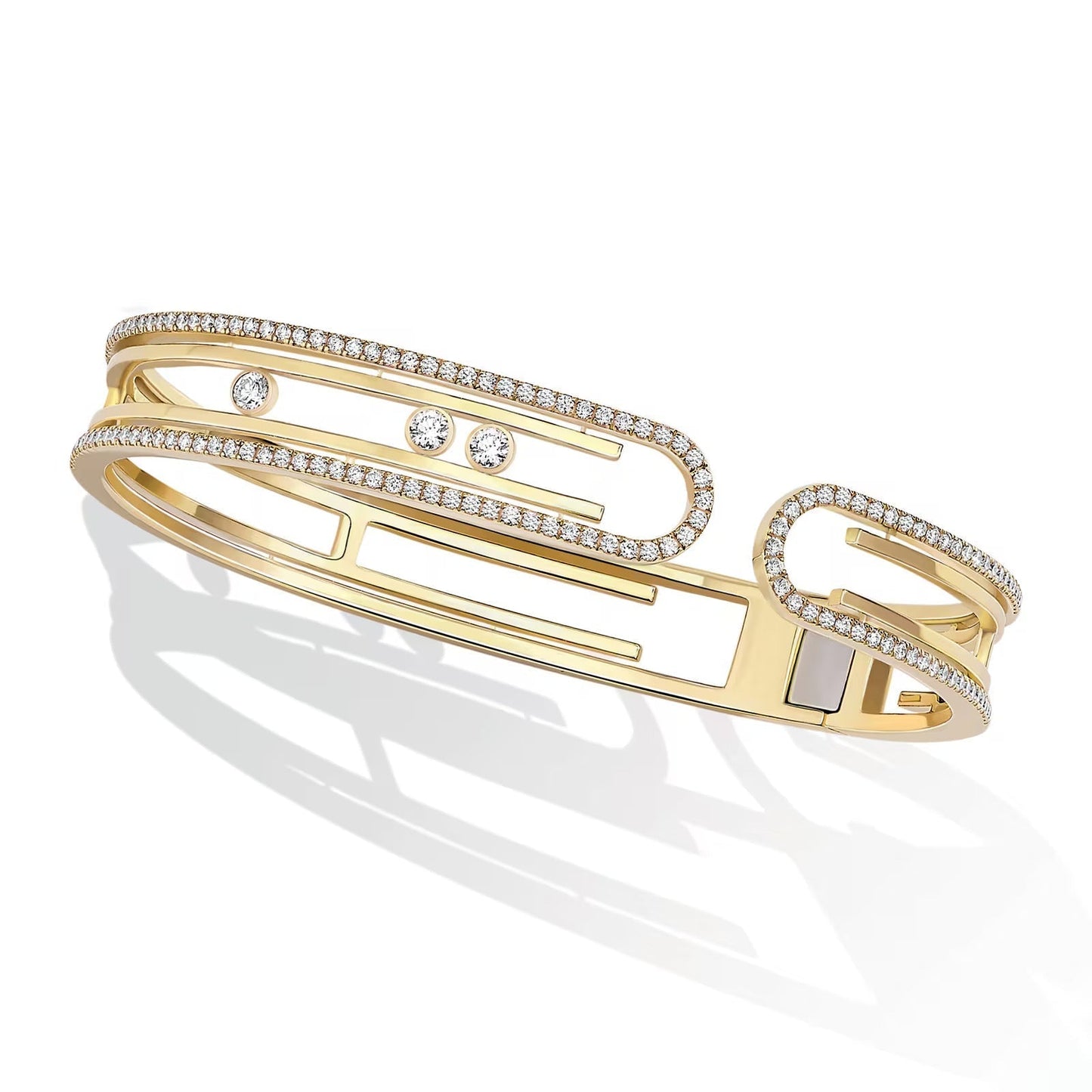 [Mystic ]MOVE 10TH GEPFLASTERTES DIAMANT-ARMBAND