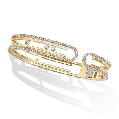 [Mystic ]MOVE 10TH GEPFLASTERTES DIAMANT-ARMBAND