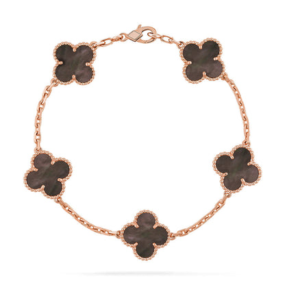 [Mysitc ]New CLOVER 5 MOTIF GRAY MOP BRACELET COLLECTION