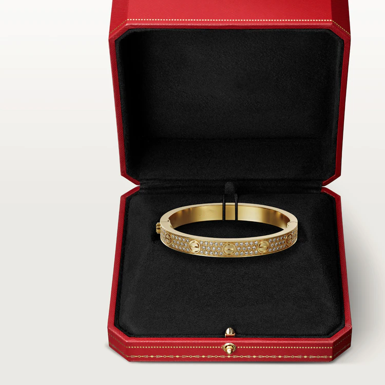 Mysitc LOVE BRACELET 6.1MM DIAMOND-PAVED