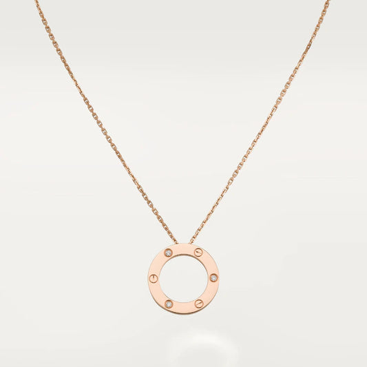 Mysitc LOVE NECKLACE 16MM 3 DIAMONDS