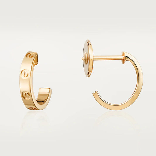 Mysitc LOVE EARRINGS 2.65MM PINK GOLD